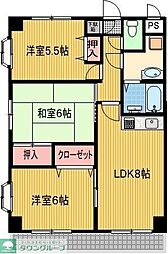 間取図画像 3DK