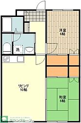 コンフォート22 2LDKの間取図画像