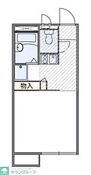 レオパレス琴ケ原 1Kの間取図画像