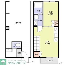 ベースセグレタ 1LDKの間取図画像