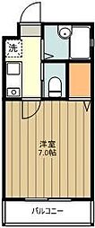 フェリーチェ26 1Kの間取図画像