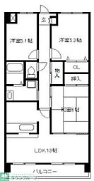 メルベーユ 3LDKの間取図画像