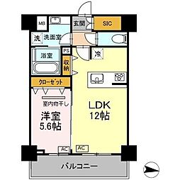 ラベレッツァフェリオ 1LDKの間取図画像