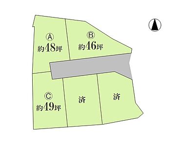 区画図：当日のご見学予約も承ります。お気軽にお問合せください。