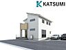外観：前面道路が南側6ｍで日当たり良好。並列2台駐車可能
