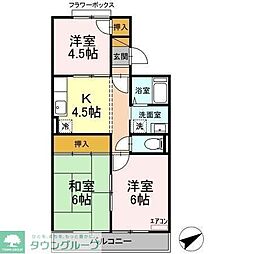 コーポラス・クレイン 3Kの間取図画像