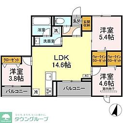 間取図画像 3LDK
