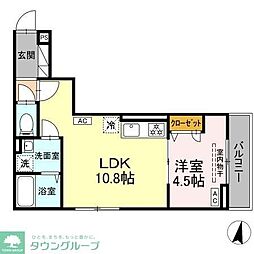 間取図画像 1LDK