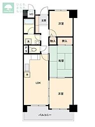 アーバンパーク行徳 3DKの間取図画像