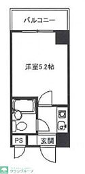 プランドール富浜第1ビル 1Kの間取図画像