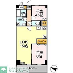 YS習志野台 3DKの間取図画像