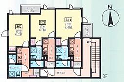 Lignum葛西 1Kの間取図画像