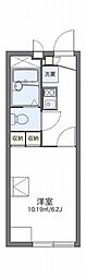 レオパレスグランシャリオ 1Kの間取図画像