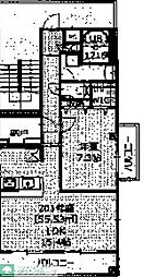 Villa Verde 2LDKの間取図画像