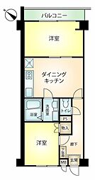間取図画像 2DK