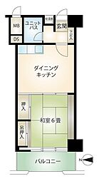 熱海サニーハイツ 1LDKの間取図画像