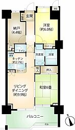 フォーシーズンズ・ガーデン熱海八方苑 2SLDKの間取図画像