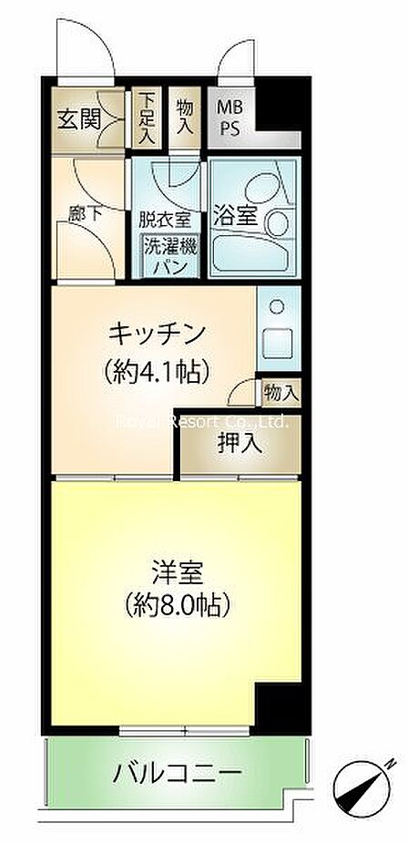 1K 間取り
