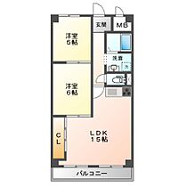 槇得ハイツ2  ｜ 兵庫県姫路市勝原区丁（賃貸マンション2LDK・2階・56.10㎡） その2