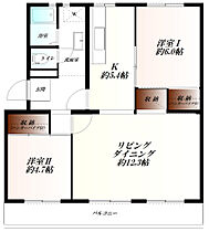 熊谷団地  ｜ 埼玉県熊谷市銀座４丁目2-16（賃貸マンション2LDK・2階・63.33㎡） その2