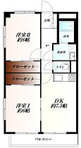 埼玉県熊谷市上之1137-1（賃貸マンション2DK・1階・48.60㎡） その2