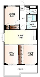 Misawaビル 3LDKの間取図画像