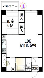 間取図画像 1LDK