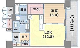 エルグレース神戸三宮タワーステージ  ｜ 兵庫県神戸市中央区磯上通３丁目1番13号（賃貸マンション1LDK・12階・50.52㎡） その2