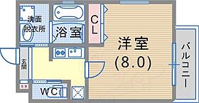 ワコーレヴィータ塚本通EX 203 ｜ 兵庫県神戸市兵庫区塚本通７丁目4番16号（賃貸アパート1K・2階・25.20㎡） その2