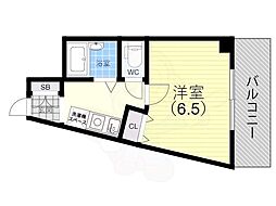 ル・シェール中山手 4階/-