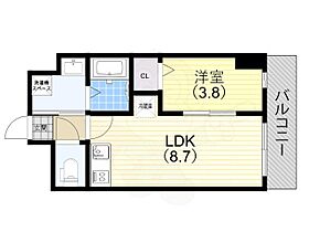 SDグランツ神戸ウエスト 404 ｜ 兵庫県神戸市長田区北町２丁目（賃貸マンション1LDK・4階・30.48㎡） その2