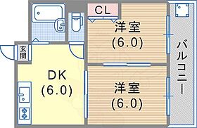 GRANDE FK  ｜ 兵庫県神戸市中央区吾妻通５丁目2番17号（賃貸マンション2DK・2階・40.00㎡） その2