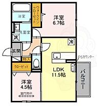 レーブ・クリエ  ｜ 兵庫県神戸市長田区東尻池町１丁目14番12号（賃貸アパート2LDK・3階・54.62㎡） その2