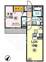 フルール花隈  ｜ 兵庫県神戸市中央区花隈町5番8号（賃貸アパート1LDK・1階・38.75㎡） その2