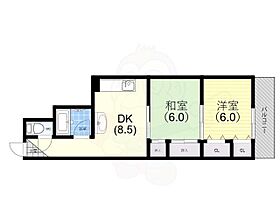 赤松マンション 410 ｜ 兵庫県神戸市兵庫区島上町２丁目2番21号（賃貸マンション2DK・4階・50.00㎡） その2