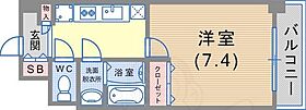 フロイデ 1005 ｜ 兵庫県神戸市中央区御幸通３丁目2番7号（賃貸マンション1K・10階・26.18㎡） その2