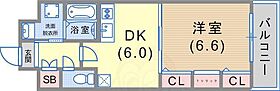 プレジール三ノ宮2 709 ｜ 兵庫県神戸市中央区加納町２丁目9番24号（賃貸マンション1DK・7階・35.15㎡） その2