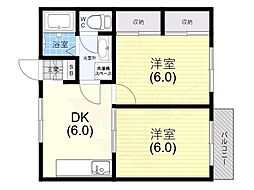 大倉山ハイツB棟 1階