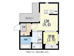 アミソレイユ長田 1階