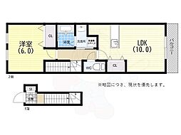 アヴァンリズエール 2階/-