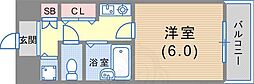 リーガル神戸元町 1Kの間取図画像