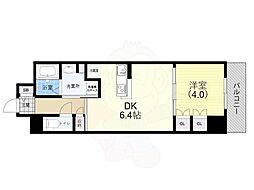 神戸元町Noah 1DKの間取図画像