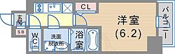 エスリードザ・ランドマーク神戸 1Kの間取図画像