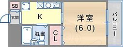 中山手ガーデンパレスB棟 2階