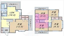 西代駅 9.5万円