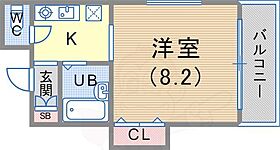 INK熊内パーク 202 ｜ 兵庫県神戸市中央区熊内町２丁目9番3号（賃貸マンション1K・2階・23.64㎡） その2