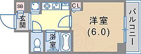 エステムコート神戸・県庁前  ｜ 兵庫県神戸市中央区下山手通６丁目4番1号（賃貸マンション1K・2階・18.63㎡） その2