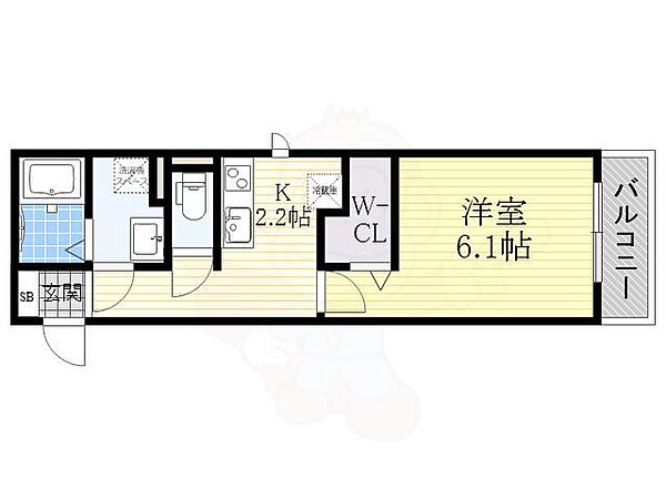 KUDOUマンション ｜兵庫県神戸市須磨区古川町３丁目(賃貸アパート1K・3階・28.40㎡)の写真 その2