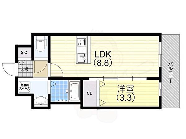 アドバンス神戸パーチェ 610｜兵庫県神戸市長田区二番町３丁目(賃貸マンション1LDK・6階・30.02㎡)の写真 その2