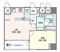 間取図画像 1LDK